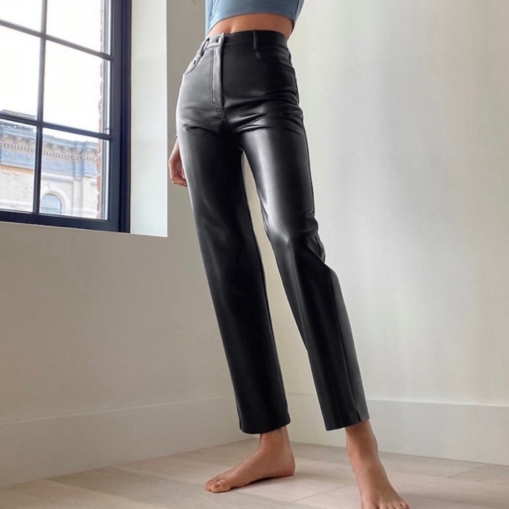 Aritzia Wilfred Melina Vegan Leather Pants